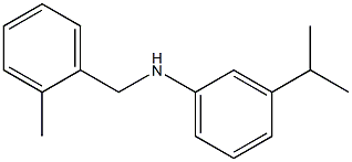 N-[(2-methylphenyl)methyl]-3-(propan-2-yl)aniline Struktur