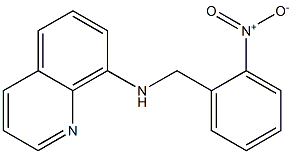 N-[(2-nitrophenyl)methyl]quinolin-8-amine Struktur