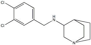 N-[(3,4-dichlorophenyl)methyl]-1-azabicyclo[2.2.2]octan-3-amine Struktur