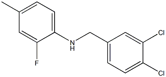 N-[(3,4-dichlorophenyl)methyl]-2-fluoro-4-methylaniline Struktur