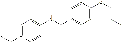 N-[(4-butoxyphenyl)methyl]-4-ethylaniline Struktur