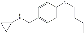 N-[(4-butoxyphenyl)methyl]cyclopropanamine Struktur