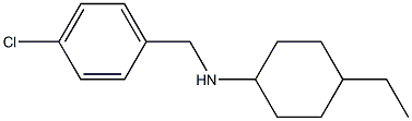 N-[(4-chlorophenyl)methyl]-4-ethylcyclohexan-1-amine Struktur