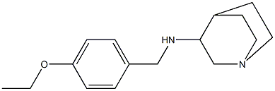 N-[(4-ethoxyphenyl)methyl]-1-azabicyclo[2.2.2]octan-3-amine Struktur