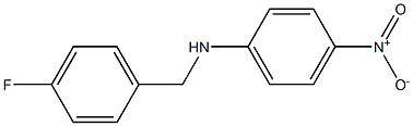 N-[(4-fluorophenyl)methyl]-4-nitroaniline Struktur