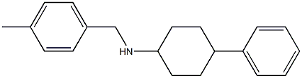 N-[(4-methylphenyl)methyl]-4-phenylcyclohexan-1-amine Struktur