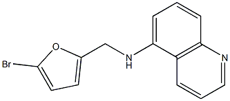 N-[(5-bromofuran-2-yl)methyl]quinolin-5-amine Struktur