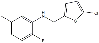 N-[(5-chlorothiophen-2-yl)methyl]-2-fluoro-5-methylaniline Struktur