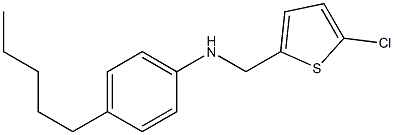 N-[(5-chlorothiophen-2-yl)methyl]-4-pentylaniline Struktur