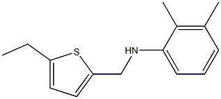 N-[(5-ethylthiophen-2-yl)methyl]-2,3-dimethylaniline Struktur