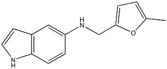 N-[(5-methylfuran-2-yl)methyl]-1H-indol-5-amine Struktur