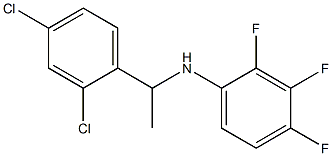 N-[1-(2,4-dichlorophenyl)ethyl]-2,3,4-trifluoroaniline Struktur