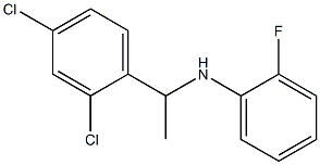 N-[1-(2,4-dichlorophenyl)ethyl]-2-fluoroaniline Struktur