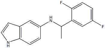 N-[1-(2,5-difluorophenyl)ethyl]-1H-indol-5-amine Struktur