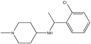 N-[1-(2-chlorophenyl)ethyl]-1-methylpiperidin-4-amine Struktur