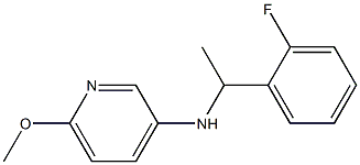 N-[1-(2-fluorophenyl)ethyl]-6-methoxypyridin-3-amine Struktur