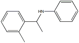 N-[1-(2-methylphenyl)ethyl]aniline Struktur