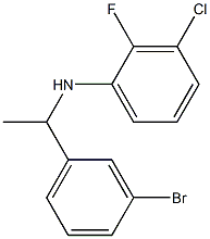 N-[1-(3-bromophenyl)ethyl]-3-chloro-2-fluoroaniline Struktur