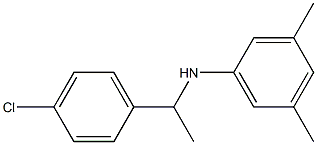 N-[1-(4-chlorophenyl)ethyl]-3,5-dimethylaniline Struktur