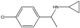 N-[1-(4-chlorophenyl)ethyl]-N-cyclopropylamine Struktur