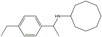 N-[1-(4-ethylphenyl)ethyl]cyclooctanamine Struktur