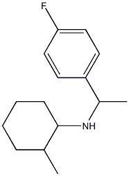 N-[1-(4-fluorophenyl)ethyl]-2-methylcyclohexan-1-amine Struktur