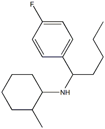 N-[1-(4-fluorophenyl)pentyl]-2-methylcyclohexan-1-amine Struktur