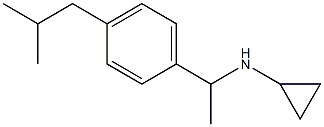 N-[1-(4-isobutylphenyl)ethyl]cyclopropanamine Struktur