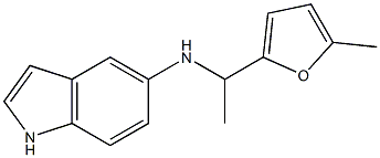 N-[1-(5-methylfuran-2-yl)ethyl]-1H-indol-5-amine Struktur