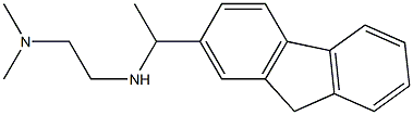 N'-[1-(9H-fluoren-2-yl)ethyl]-N,N-dimethylethane-1,2-diamine Struktur