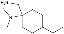 N-[1-(aminomethyl)-4-ethylcyclohexyl]-N,N-dimethylamine Struktur