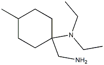 N-[1-(aminomethyl)-4-methylcyclohexyl]-N,N-diethylamine Struktur