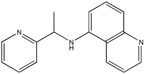 N-[1-(pyridin-2-yl)ethyl]quinolin-5-amine Struktur