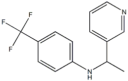 N-[1-(pyridin-3-yl)ethyl]-4-(trifluoromethyl)aniline Struktur