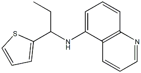 N-[1-(thiophen-2-yl)propyl]quinolin-5-amine Struktur