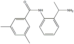 N-[2-(1-aminoethyl)phenyl]-3,5-dimethylbenzamide Struktur