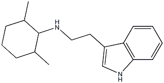 N-[2-(1H-indol-3-yl)ethyl]-2,6-dimethylcyclohexan-1-amine Struktur