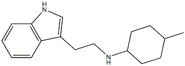 N-[2-(1H-indol-3-yl)ethyl]-4-methylcyclohexan-1-amine Struktur