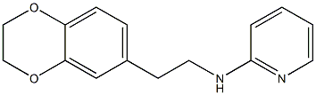 N-[2-(2,3-dihydro-1,4-benzodioxin-6-yl)ethyl]pyridin-2-amine Struktur