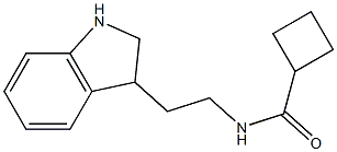 N-[2-(2,3-dihydro-1H-indol-3-yl)ethyl]cyclobutanecarboxamide Struktur