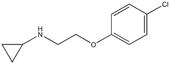 N-[2-(4-chlorophenoxy)ethyl]cyclopropanamine Struktur