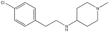 N-[2-(4-chlorophenyl)ethyl]-1-methylpiperidin-4-amine Struktur