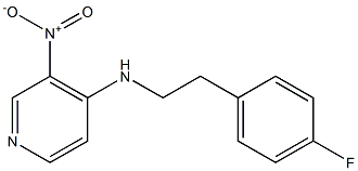 N-[2-(4-fluorophenyl)ethyl]-3-nitropyridin-4-amine Struktur