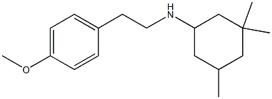 N-[2-(4-methoxyphenyl)ethyl]-3,3,5-trimethylcyclohexan-1-amine Struktur