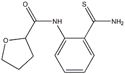 N-[2-(aminocarbonothioyl)phenyl]tetrahydrofuran-2-carboxamide Struktur