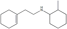 N-[2-(cyclohex-1-en-1-yl)ethyl]-2-methylcyclohexan-1-amine Struktur