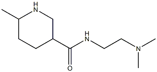 N-[2-(dimethylamino)ethyl]-6-methylpiperidine-3-carboxamide Struktur