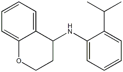 N-[2-(propan-2-yl)phenyl]-3,4-dihydro-2H-1-benzopyran-4-amine Struktur