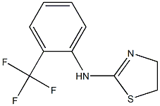 N-[2-(trifluoromethyl)phenyl]-4,5-dihydro-1,3-thiazol-2-amine Struktur