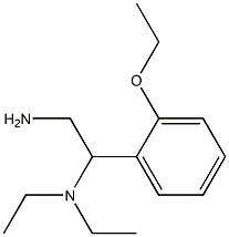 N-[2-amino-1-(2-ethoxyphenyl)ethyl]-N,N-diethylamine Struktur